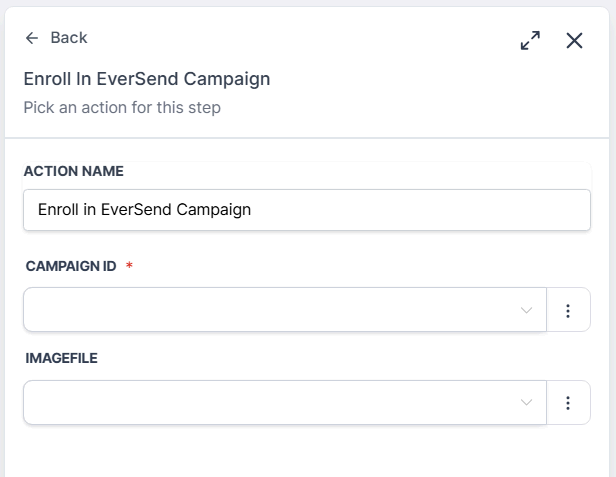 Send an image via EverSend Campaign from GoHighLevel